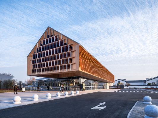 Nét cũ và mới giao thoa trong thiết kế trung tâm du lịch Zhujiajiao