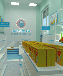 THIẾT KẾ SHOP ĐỒ BABY SHOP 240